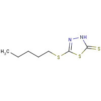 89852-45-9 5-PENTYLTHIO-1,3,4-THIADIAZOLE-2-THIOL chemical structure