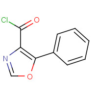 337508-64-2 5-PHENYL-1,3-OXAZOLE-4-CARBONYL CHLORIDE chemical structure