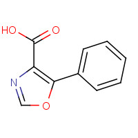 99924-18-2 5-Phenyl-1,3-oxazole-4-carboxylic acid chemical structure