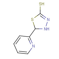 5757-43-7 5-PYRIDIN-2-YL-4,5-DIHYDRO-1,3,4-THIADIAZOLE-2-THIOL chemical structure