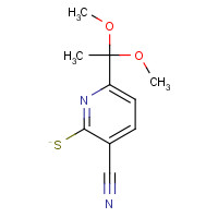 175277-41-5 6-(1,1-DIMETHOXYETHYL)-2-MERCAPTONICOTINONITRILE chemical structure