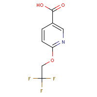 175204-90-7 6-(2,2,2-TRIFLUOROETHOXY)NICOTINIC ACID chemical structure
