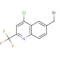 123637-51-4 6-(BROMOMETHYL)-4-CHLORO-2-(TRIFLUOROMETHYL)-QUINOLINE chemical structure