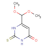 90370-38-0 6-(DIMETHOXYMETHYL)-2-MERCAPTOPYRIMIDIN-4-OL chemical structure