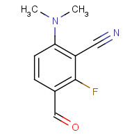148901-53-5 3-CYANO-4-DIMETHYLAMINO-2-FLUOROBENZALDEHYDE chemical structure