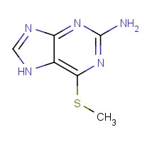 1198-47-6 2-AMINO-6-METHYLMERCAPTOPURINE chemical structure