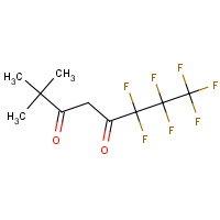 17587-22-3 2,2-DIMETHYL-6,6,7,7,8,8,8-HEPTAFLUORO-3,5-OCTANEDIONE chemical structure