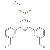 372520-85-9 6,6''-BIS(BROMOMETHYL)-[2,2':6',2''-TERPYRIDINE]-4'-CARBOXYLIC ACID ETHYL ESTER chemical structure