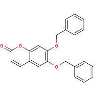 909-84-2 ESCULETIN DIBENZYL ETHER chemical structure