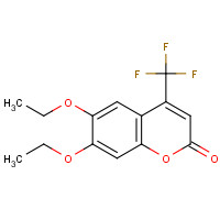 351002-66-9 6,7-Diethoxy-4-(trifluoromethyl)coumarin chemical structure