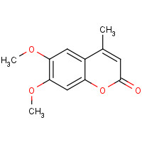 4281-40-7 6,7-DIMETHOXY-4-METHYLCOUMARIN chemical structure