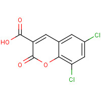 2199-86-2 6,8-DICHLORO-2-OXO-2H-CHROMENE-3-CARBOXYLIC ACID chemical structure