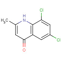 1204-16-5 6,8-DICHLORO-2-METHYL-4(1H)-QUINOLINONE chemical structure
