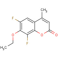215868-24-9 6,8-DIFLUORO-7-ETHOXY-4-METHYLCOUMARIN chemical structure