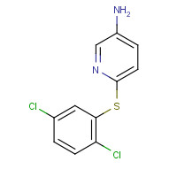 219865-85-7 6-[(2,5-DICHLOROPHENYL)THIO]PYRIDIN-3-AMINE chemical structure
