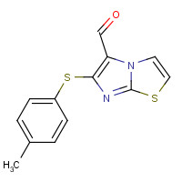 175277-55-1 6-(4-METHYLPHENYLTHIO)IMIDAZO[2,1-B]THIAZOLE-5-CARBOXALDEHYDE chemical structure