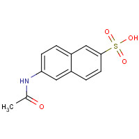 68189-32-2 6-acetamidonaphthalene-2-sulphonic acid chemical structure