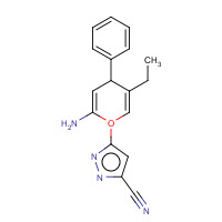 444790-63-0 6-AMINO-3-ETHYL-4-PHENYL-1,4-DIHYDROPYRANO[2,3-C]PYRAZOLE-5-CARBONITRILE chemical structure