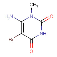 14094-37-2 6-AMINO-5-BROMO-1-METHYLURACIL MONOHYDRATE chemical structure