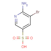 247582-62-3 6-AMINO-5-BROMOPYRIDINE-3-SULFONIC ACID chemical structure