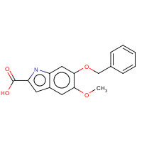 2495-92-3 6-BENZYLOXY-5-METHOXYINDOLE-2-CARBOXYLIC ACID chemical structure