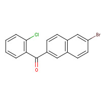 216144-73-9 6-BROMO-2-(2-CHLOROBENZOYL)NAPHTHALENE chemical structure