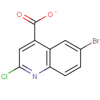 287176-62-9 6-BROMO-2-CHLOROQUINOLINE-4-CARBOXYLIC ACID,97 chemical structure