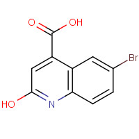 5463-29-6 6-BROMO-2-HYDROXYQUINOLINE-4-CARBOXYLIC ACID chemical structure