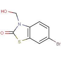 131030-03-3 6-BROMO-3-HYDROXYMETHYL-2-BENZOTHIAZOLINONE chemical structure