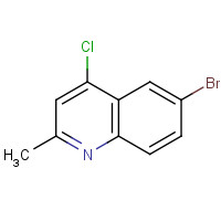53364-85-5 6-BROMO-4-CHLORO-2-METHYLQUINOLINE chemical structure