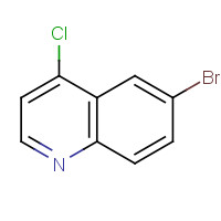 65340-70-7 6-BROMO-4-CHLOROQUINOLINE chemical structure