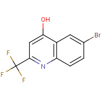 1701-22-0 6-BROMO-4-HYDROXY-2-(TRIFLUOROMETHYL)QUINOLINE chemical structure