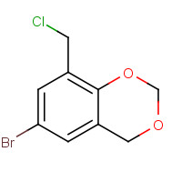 129888-79-5 6-BROMO-8-(CHLOROMETHYL)-4H-1,3-BENZODIOXINE chemical structure