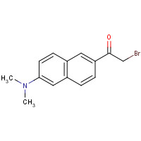 210832-86-3 6-BROMOACETYL-2-DIMETHYLAMINONAPHTHALENE chemical structure