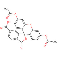 3348-03-6 6-CARBOXYFLUORESCEIN DIACETATE chemical structure