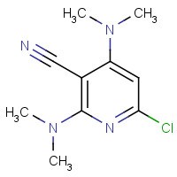 35022-97-0 2 4-BIS(DIMETHYLAMINO)-6-CHLOROPYRIDINE-3-CARBONITRILE chemical structure