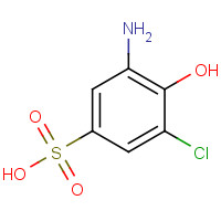 5857-94-3 6-CHLORO-2-AMINOPHENOL-4-SULFONIC ACID chemical structure