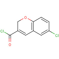 306935-54-6 6-CHLORO-2H-1-BENZOPYRAN-3-CARBONYL CHLORIDE chemical structure