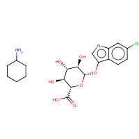 138182-20-4 6-CHLORO-3-INDOLYL-BETA-D-GLUCURONIDE CYCLOHEXYLAMMONIUM SALT chemical structure