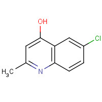 15644-86-7 6-CHLORO-4-HYDROXY-2-METHYLQUINOLINE chemical structure