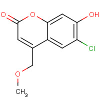 175205-11-5 6-CHLORO-7-HYDROXY-4-(METHOXYMETHYL)-2H-CHROMEN-2-ONE chemical structure