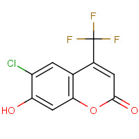 119179-66-7 6-CHLORO-7-HYDROXY-4-(TRIFLUOROMETHYL)COUMARIN chemical structure