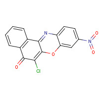 73397-12-3 6-CHLORO-9-NITRO-5-OXO-5H-BENZO[A]PHENOXAZINE chemical structure