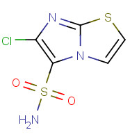 112582-89-5 6-CHLORO-IMIDAZO[2,1-B]THIAZOLE-5-SULFONIC ACID AMIDE chemical structure