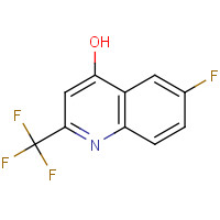 31009-34-4 6-FLUORO-4-HYDROXY-2-(TRIFLUOROMETHYL)QUINOLINE chemical structure