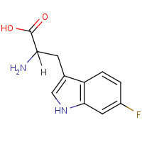 7730-20-3 6-FLUORO-DL-TRYPTOPHAN chemical structure