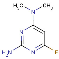 165258-70-8 2-AMINO-4-DIMETHYLAMINO-6-FLUOROPYRIMIDINE chemical structure