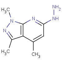 175202-00-3 6-HYDRAZINO-1,3,4-TRIMETHYL-1H-PYRAZOLO[3,4-B]PYRIDINE chemical structure