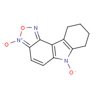 164356-03-0 6-HYDROXY-7,8,9,10-TETRAHYDRO-6H-[1,2,5]OXADIAZOLO[4,3-C]CARBAZOL-3-IUM-3-OLATE chemical structure