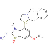 13545-66-9 6-Methoxy-3-methyl-(3-methyl-2(3H)-benzothiazolidine)-hydrazone2(3H)-benzothiazolone chemical structure